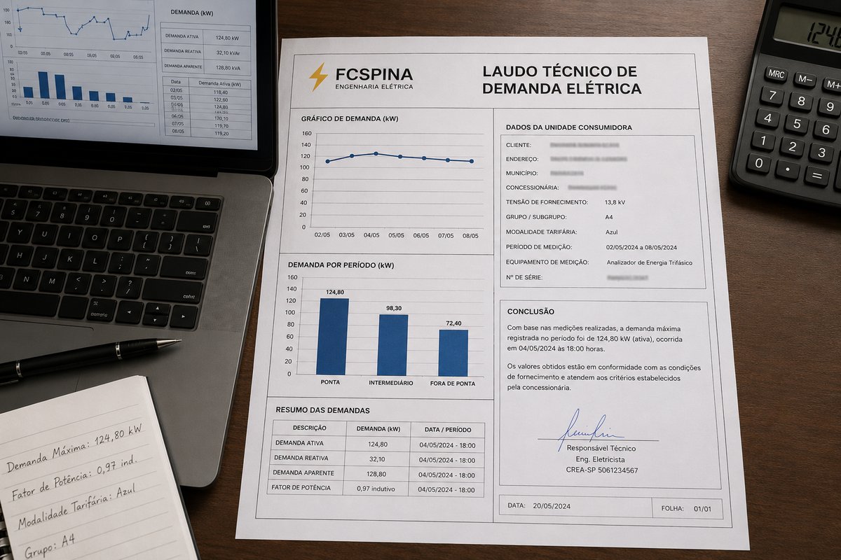 FCSpina - Laudo Demanda Eletrica